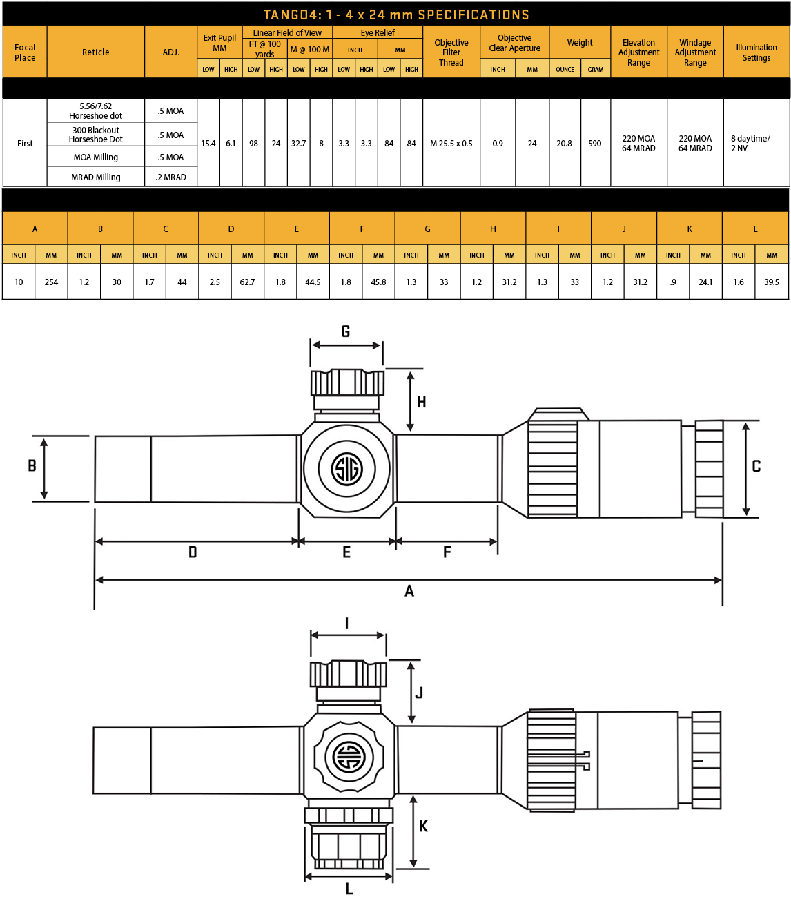 TANGO4 1-4X24MM