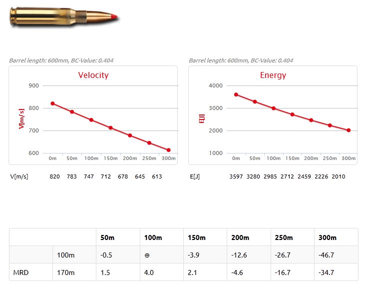 GECO AMMO .308 WIN 165GR EXPRESS