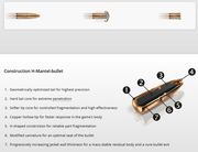 RWS BULLETS .277 130GR HMK - COPPER HP