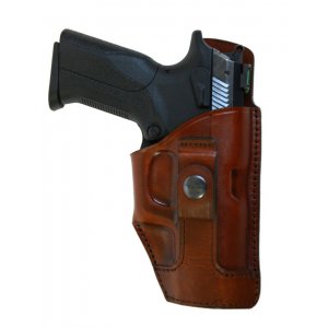 "21/1 LEATHER VERTICAL TUCKABLE CONCEALED CARRY HOLSTER"