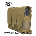 O.P.S TRIPLE M4 MAG POUCH/PANEL IN A-TACS FG