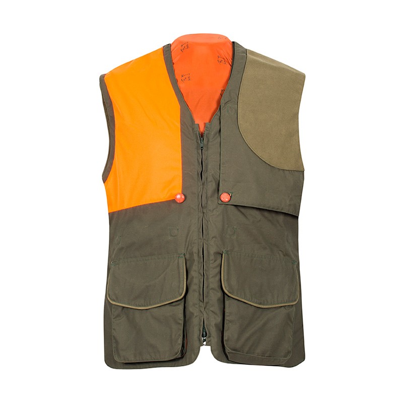 Shooting waistcoat WITH Hi-visibility - Jack (Forest Green)