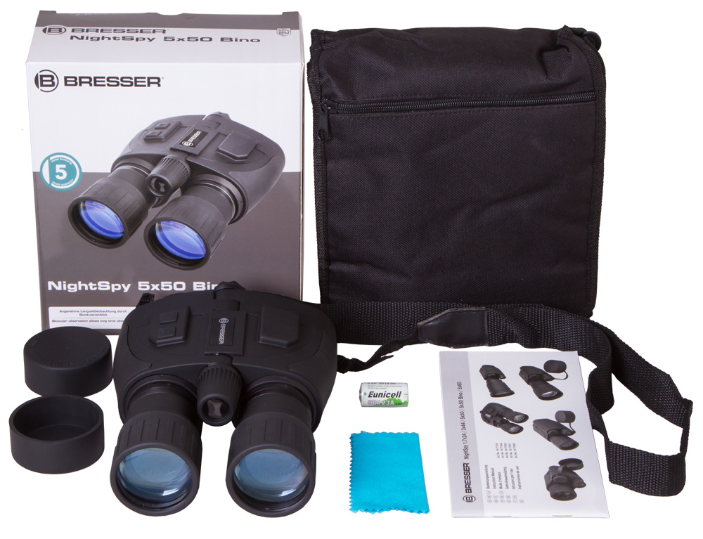 Bresser NightSpy 5x50 Binoculars 