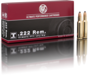 AMMO .222 REM 50GR TMS - POINTED SOFT POINT