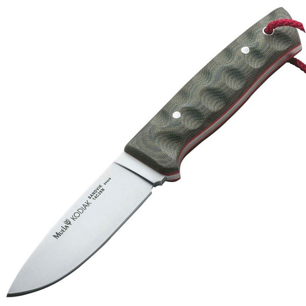 Muela KODIAK-10SV.G Kodiak Series Canvas Micarta Handle Knife