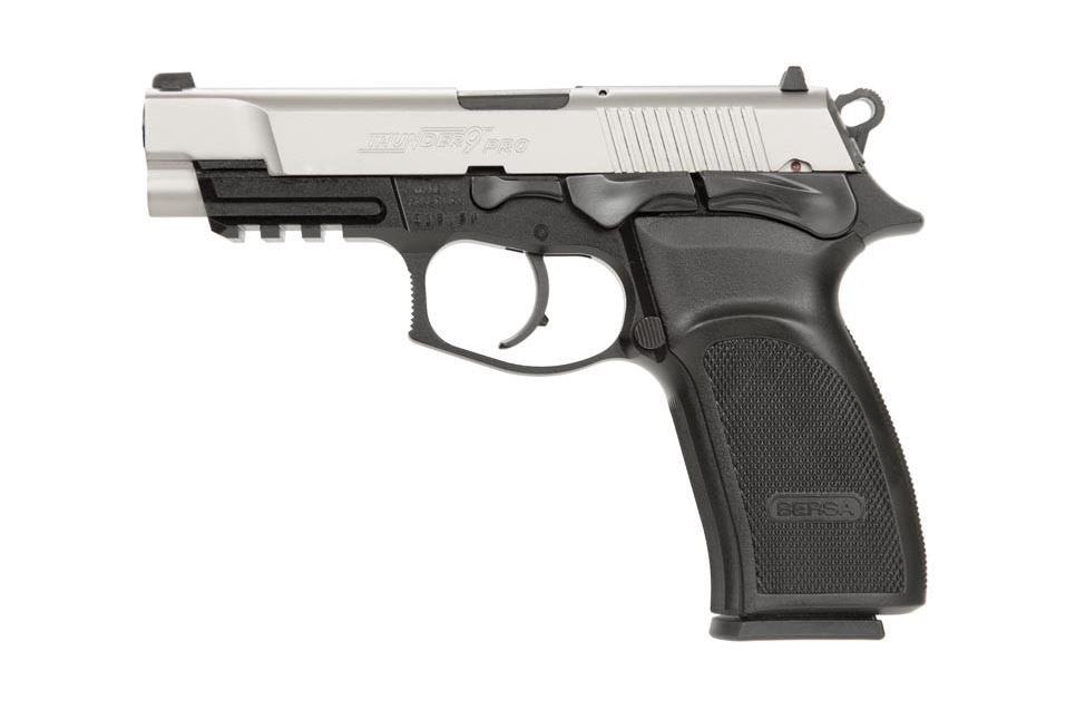 Bersa THUNDER PRO HC 9MM NICKEL/MATTE FINISH.