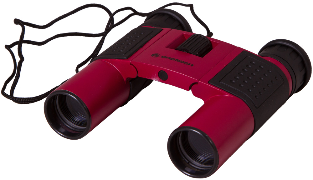 Bresser Topas 10x25 Binoculars Red