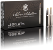 AMMO SILVER SELECTION .308 WIN 184GR EVO