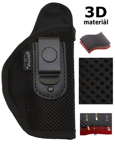 "433/4 HOLSTER FOR IWB CONCEALED CARRY WITH STEEL CLIP"