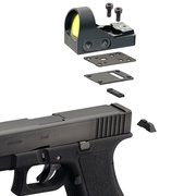 Delta Pistol mount for HD 24, HD 26 to Glock 9 Reddot Pistol Foot