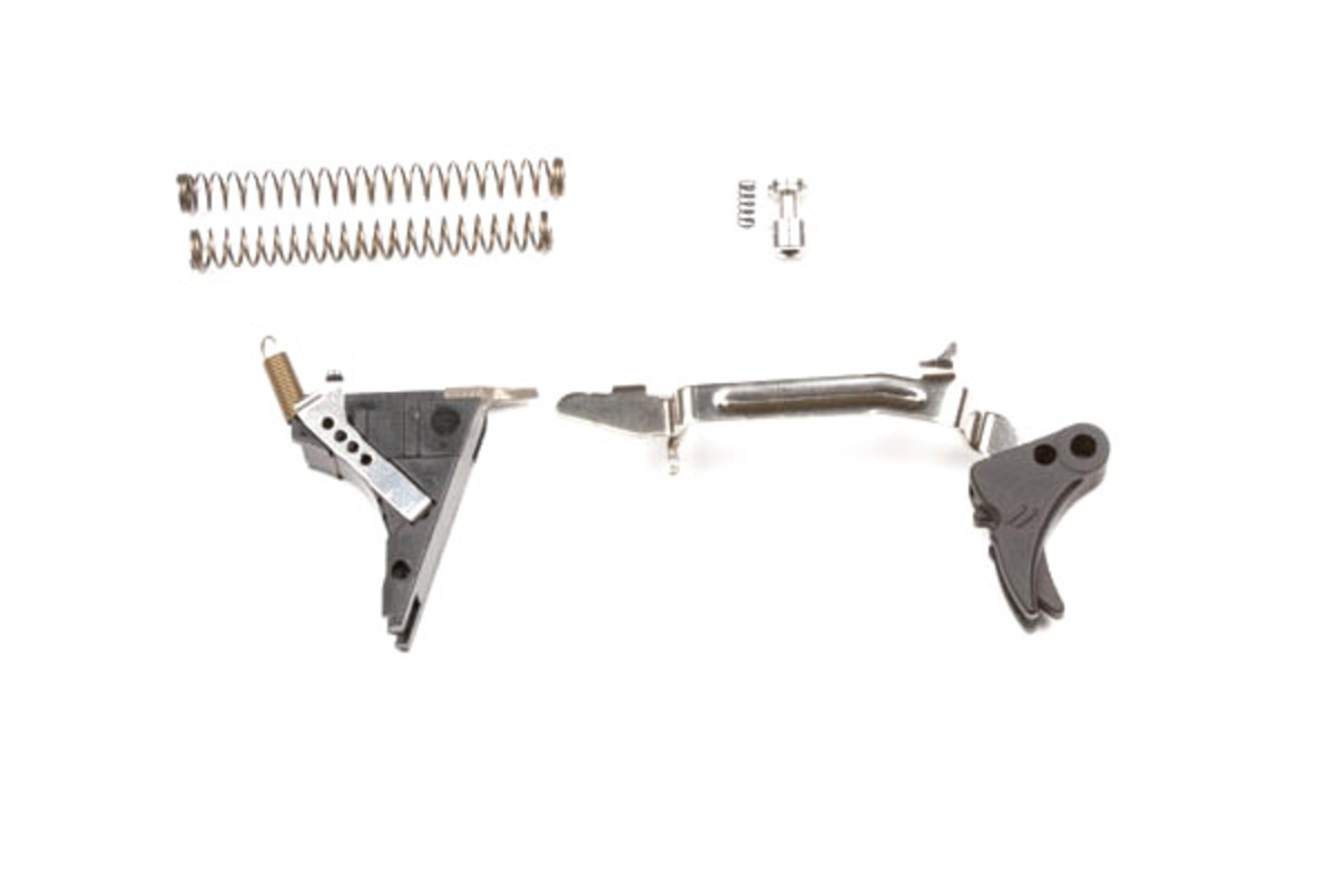 ZEV TECHNOLOGIES PROFESSIONAL FULCRUM TRIGGER DROP-IN KIT, 4TH GEN, .40, BLK/BLK
