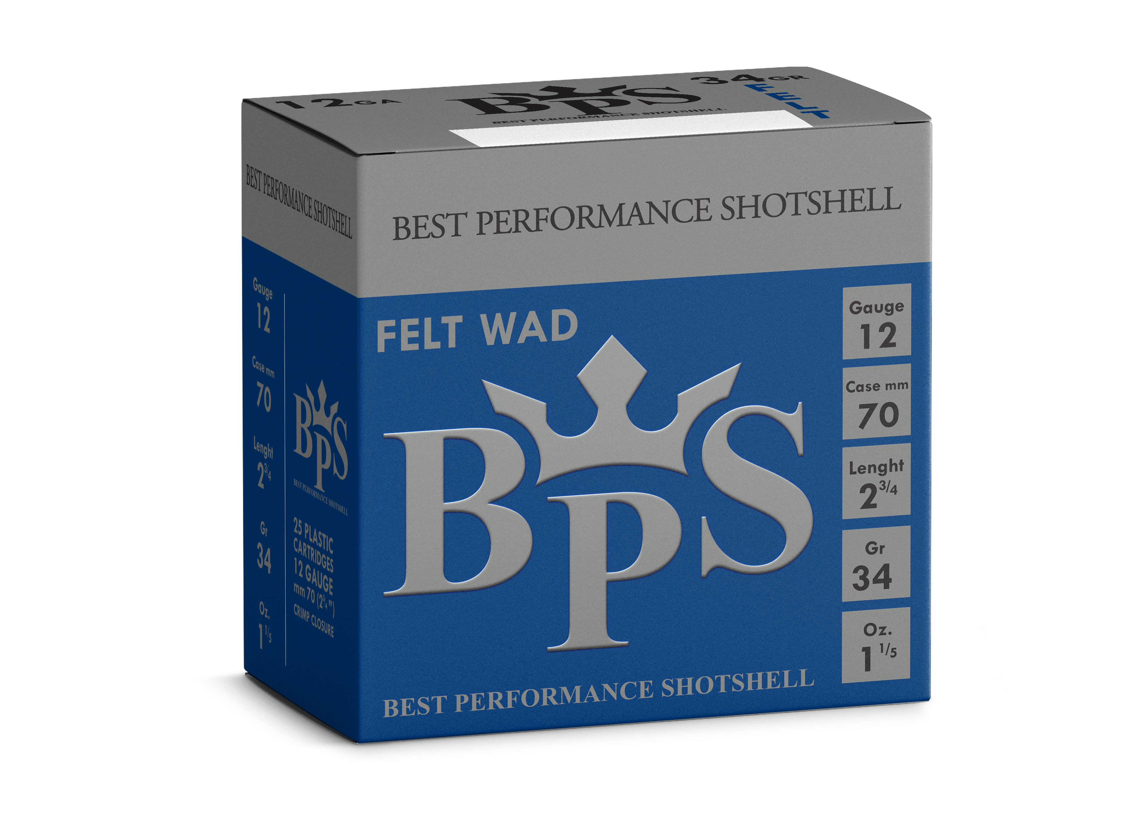 BPS 12 cal 34 gr felt