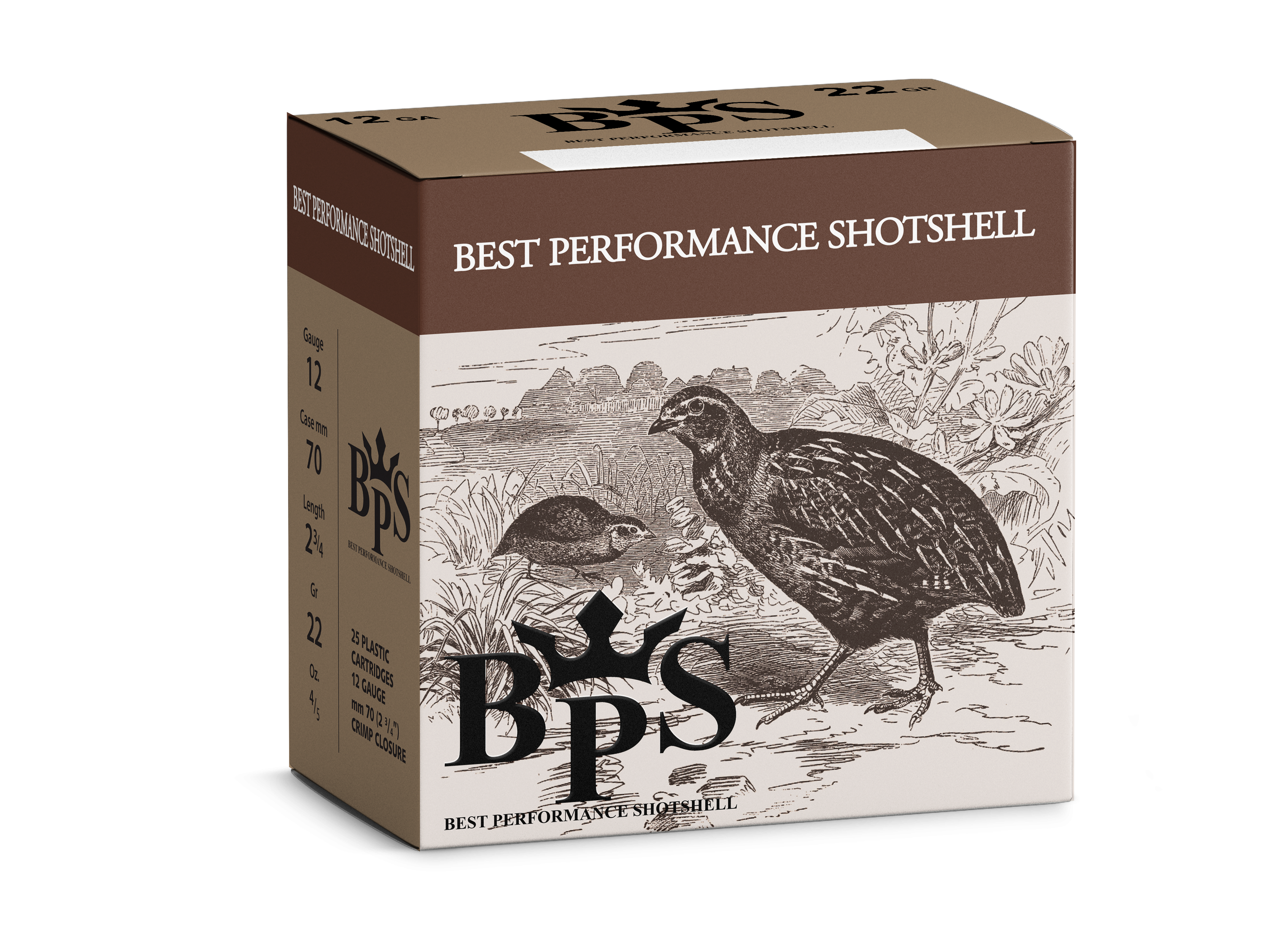 BPS 12 cal 22 gr shotshell for quail