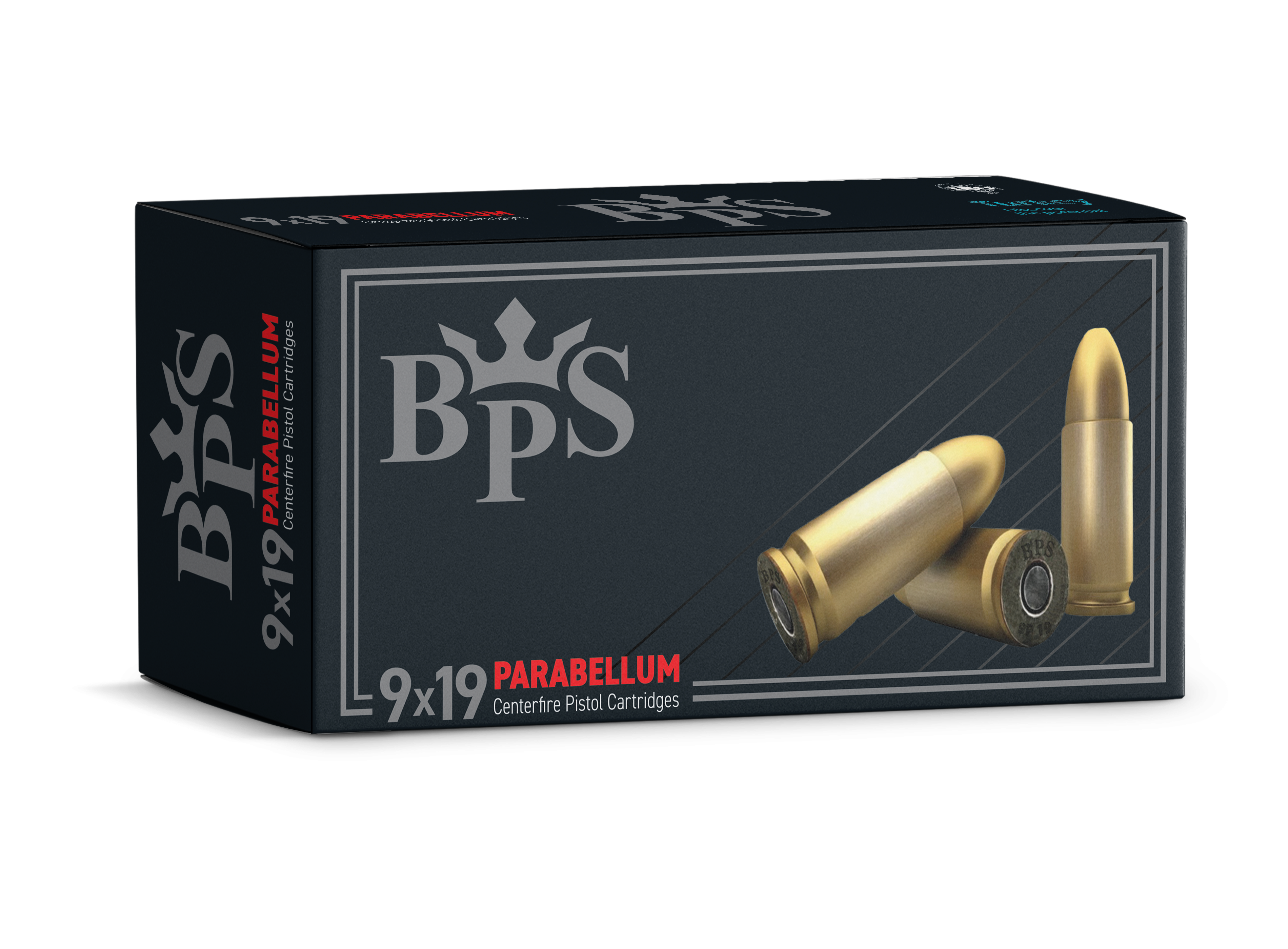 BPS 9x19mm PARABELLUM PISTOL CARTRIDGES