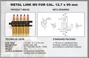 Metal Link M9 for Cal 12.7x99 mm