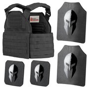 SPARTAN™ OMEGA™ AR500 BODY ARMOR AND SPARTAN SHOOTERS CUT PLATE CARRIER ENTRY LEVEL PACKAGE