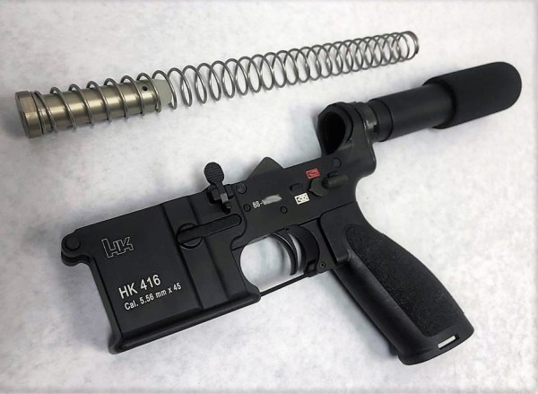 HB-HK416 Semi-Auto Pistol Complete Lower Receiver, 5.56x45mm