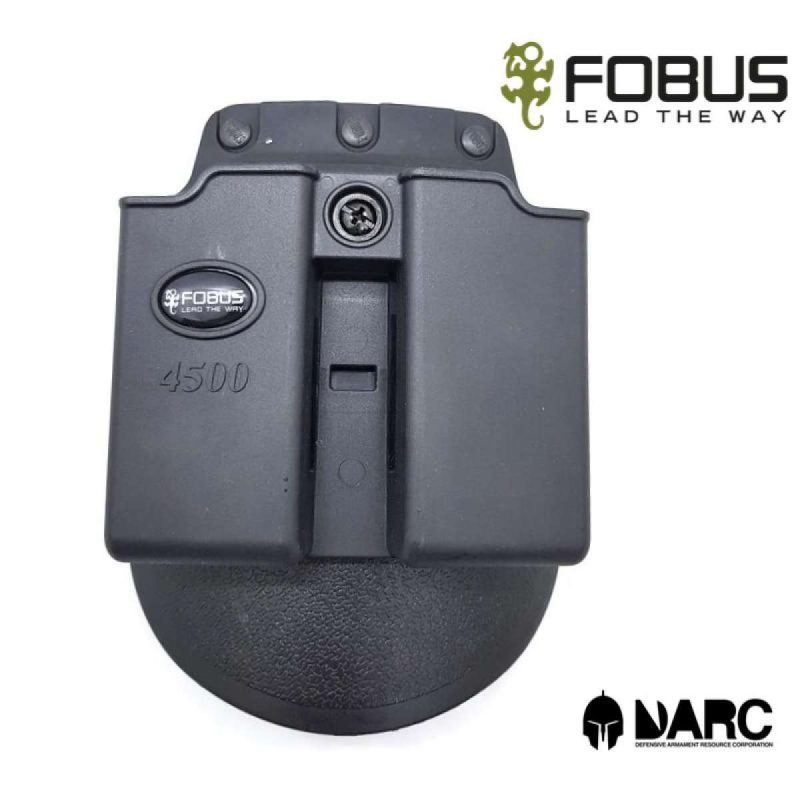 Fobus 4500ND Fixed Paddle Double Magazine Pouch for M1911 single stack magazines