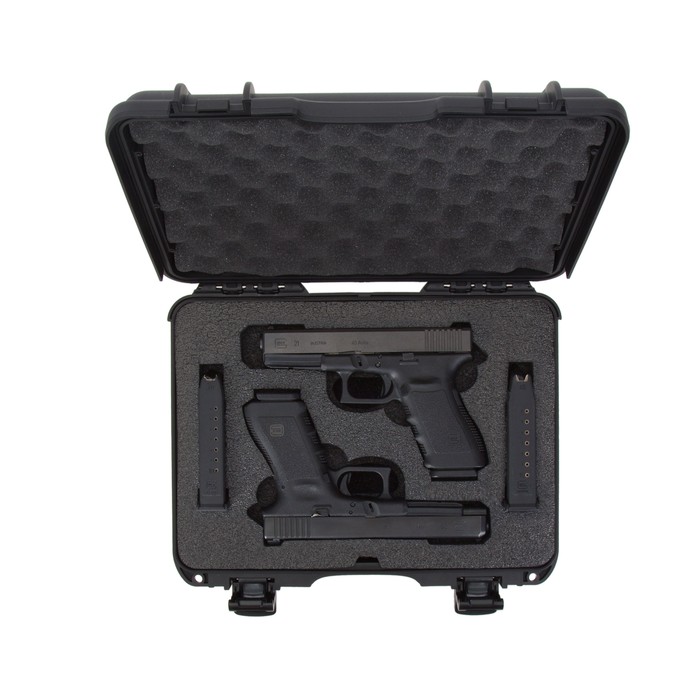 Nanuk 910 Glock® 2 Up Pistol Case