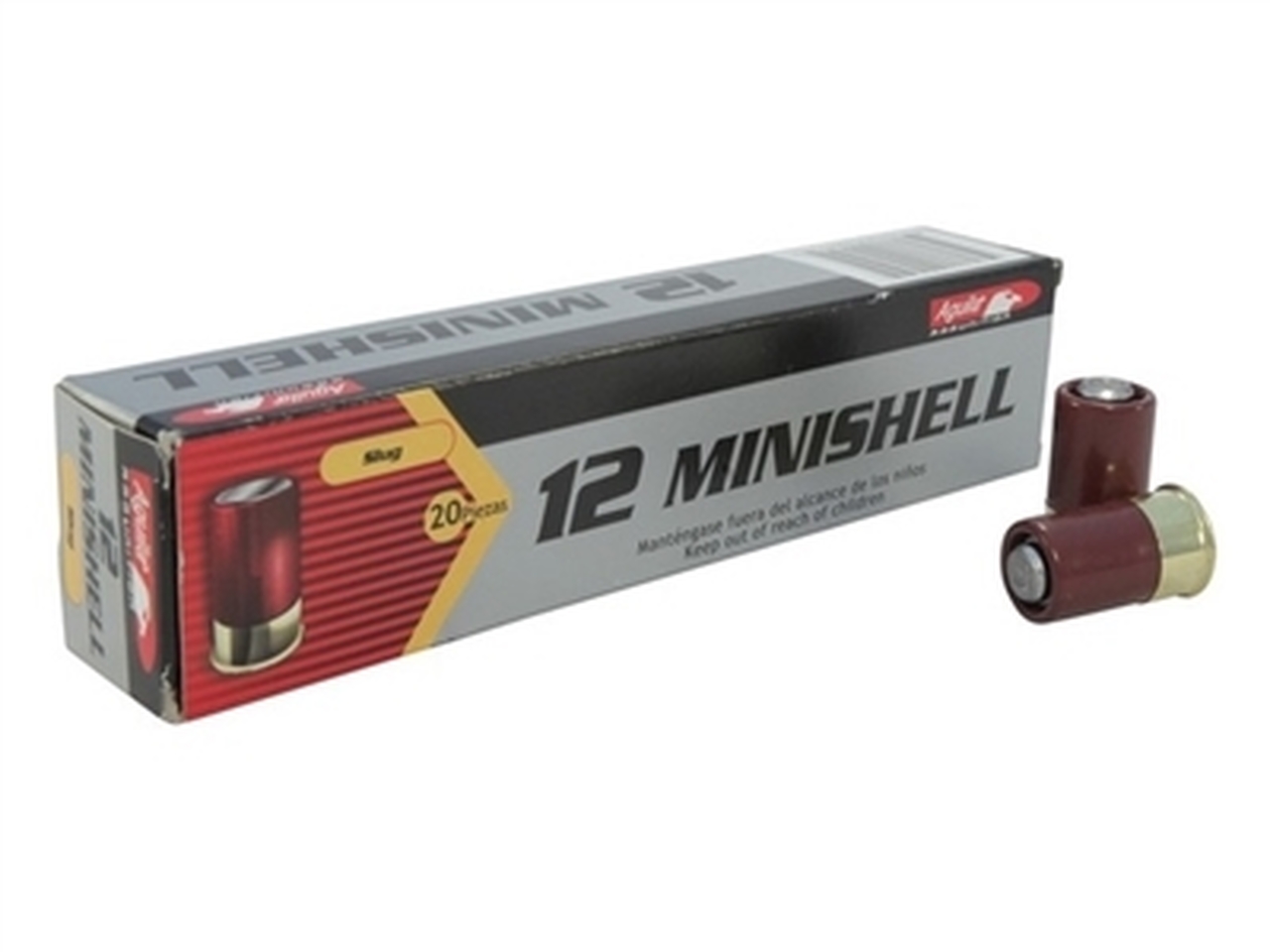 Minishell Ammunition 12 Gauge 1-3/4" 7/8 oz Lead Slug 1250 fps CASE 500 rounds