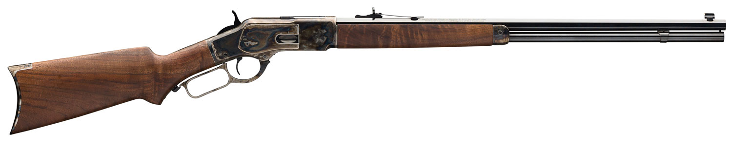 Winchester 1873 Sporter Case Hardened Octagon Pistol Grip