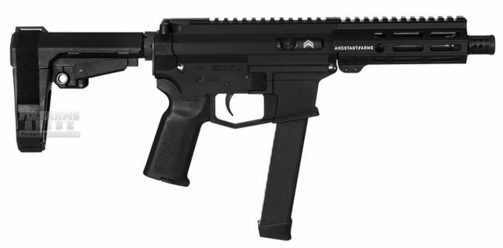 Angstadt Arms UDP-9 Pistol SBA3 Brace.