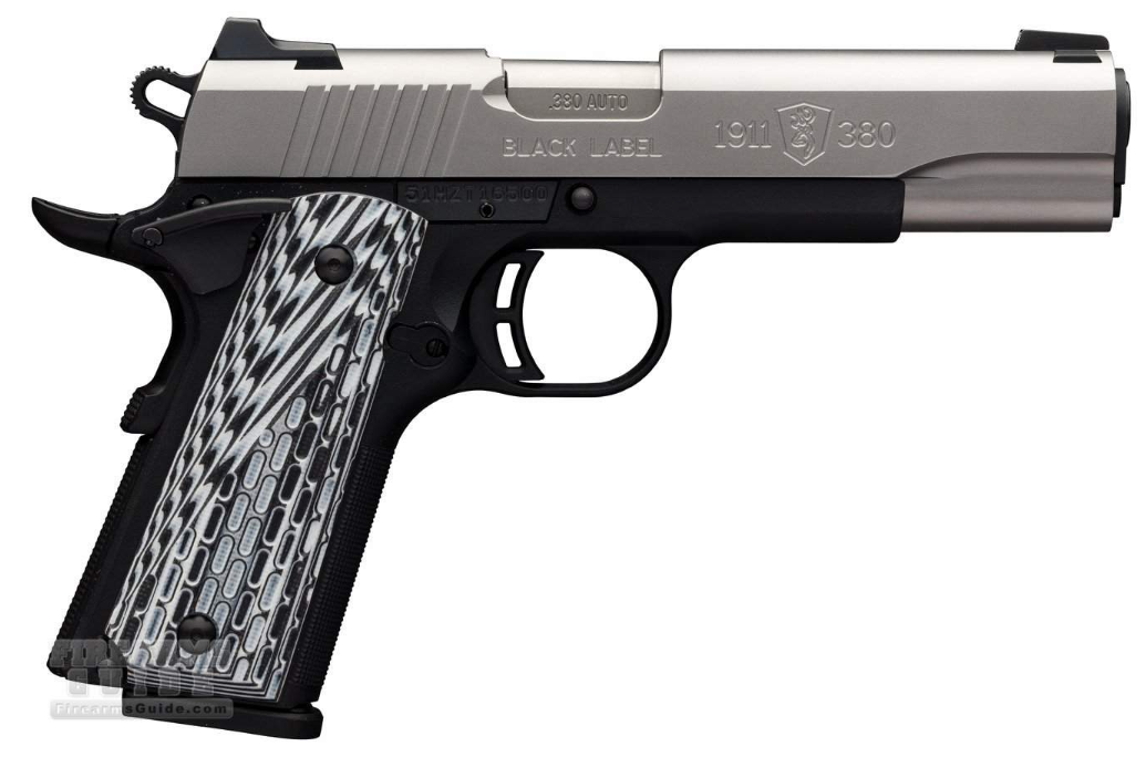 Browning Black Label 1911-380 Pro Stainless Full Size.