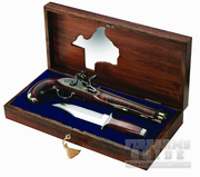 Pedersoli Navy Moll Set Texas Flintlock.