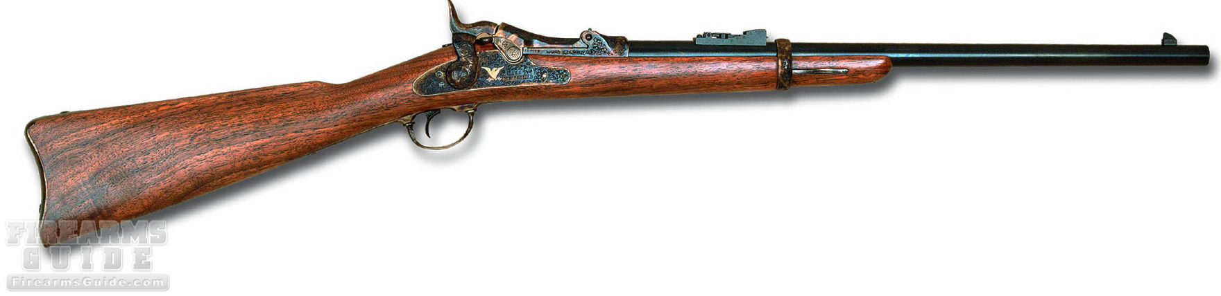 Pedersoli Springfield Trapdoor Rifle Extra DeLuxe