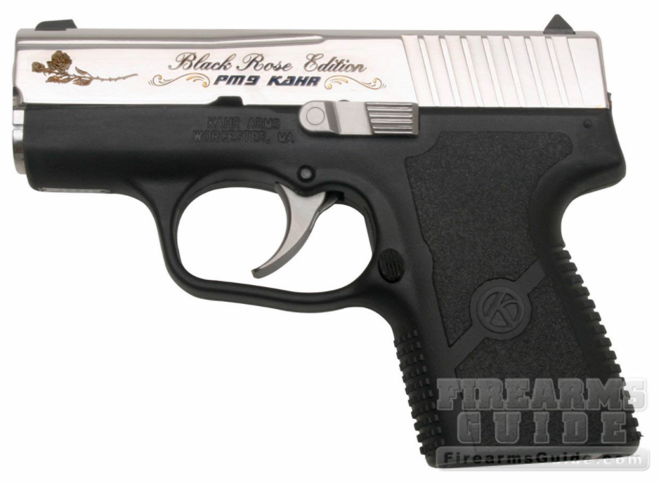 Kahr PM9 Black Rose.