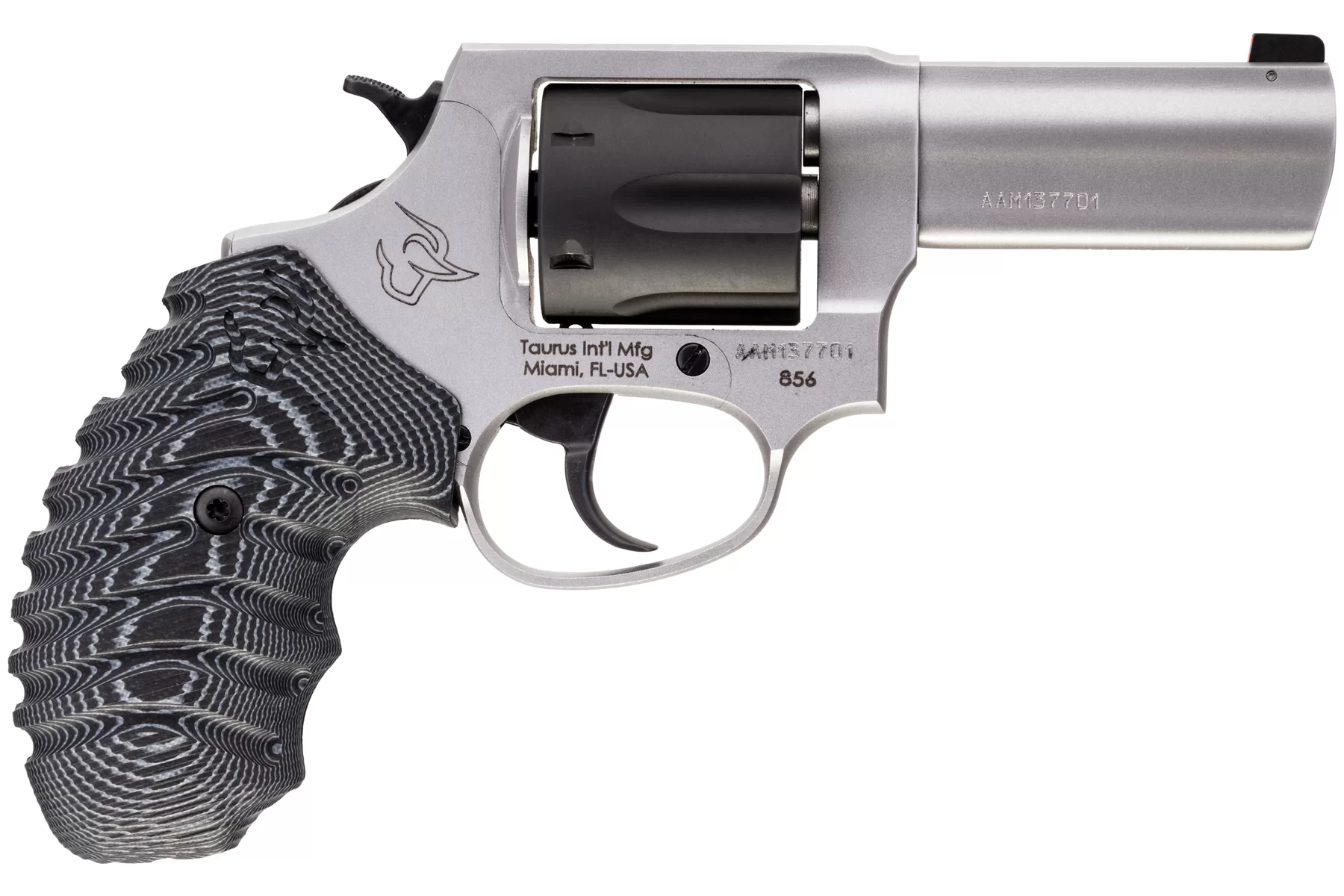Taurus Defender 856 Matte Stainless VZ Black/Gray