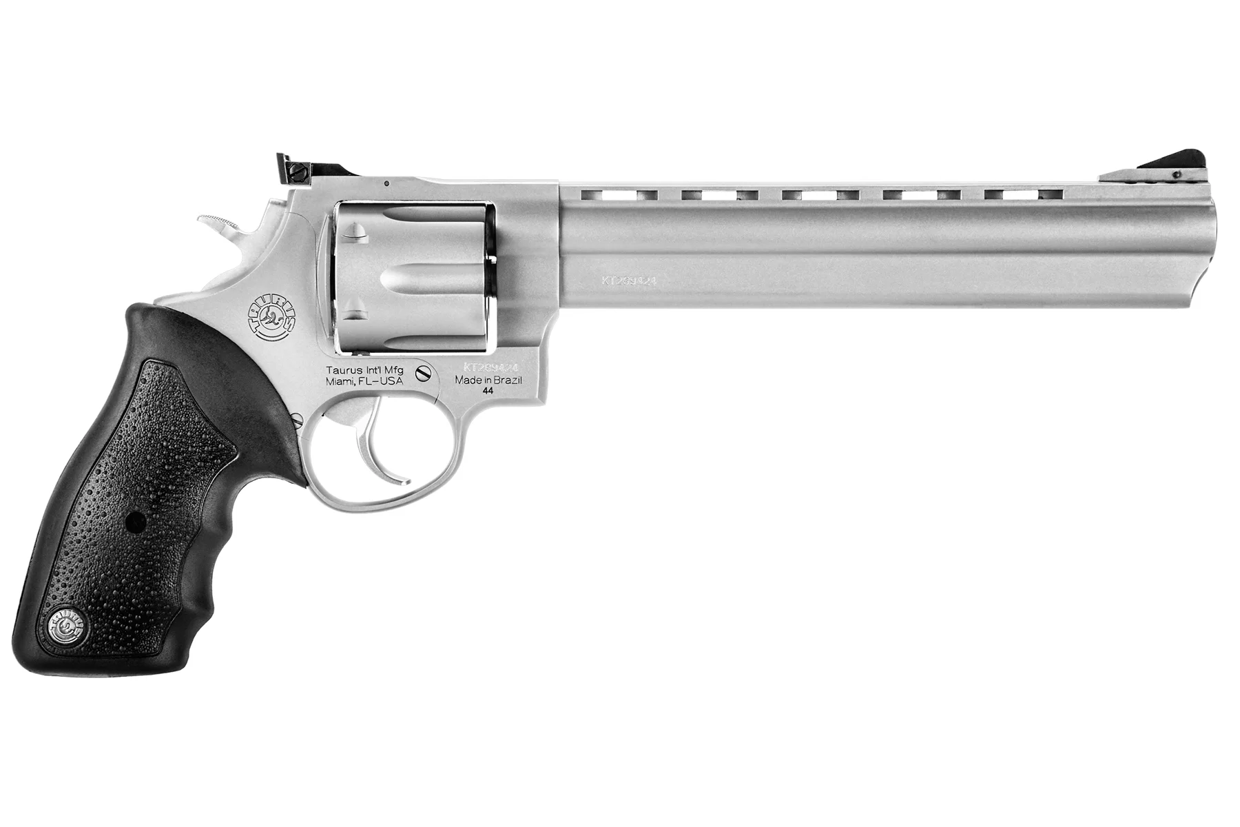 Taurus 44 Matte Stainless Soft Rubber 8.37 in.