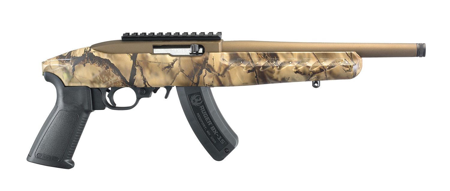 Ruger 22 CHARGER Go Wild Camo I-M