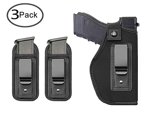 TACwolf 3 Pack Universal IWB Holster Magazine Pouch