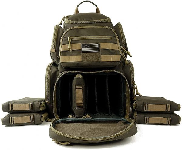 NiceAndGreat Tactical Shooting Range Backpack