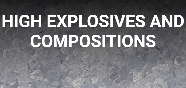 HIGH EXPLOSIVES AND COMPOSITIONS