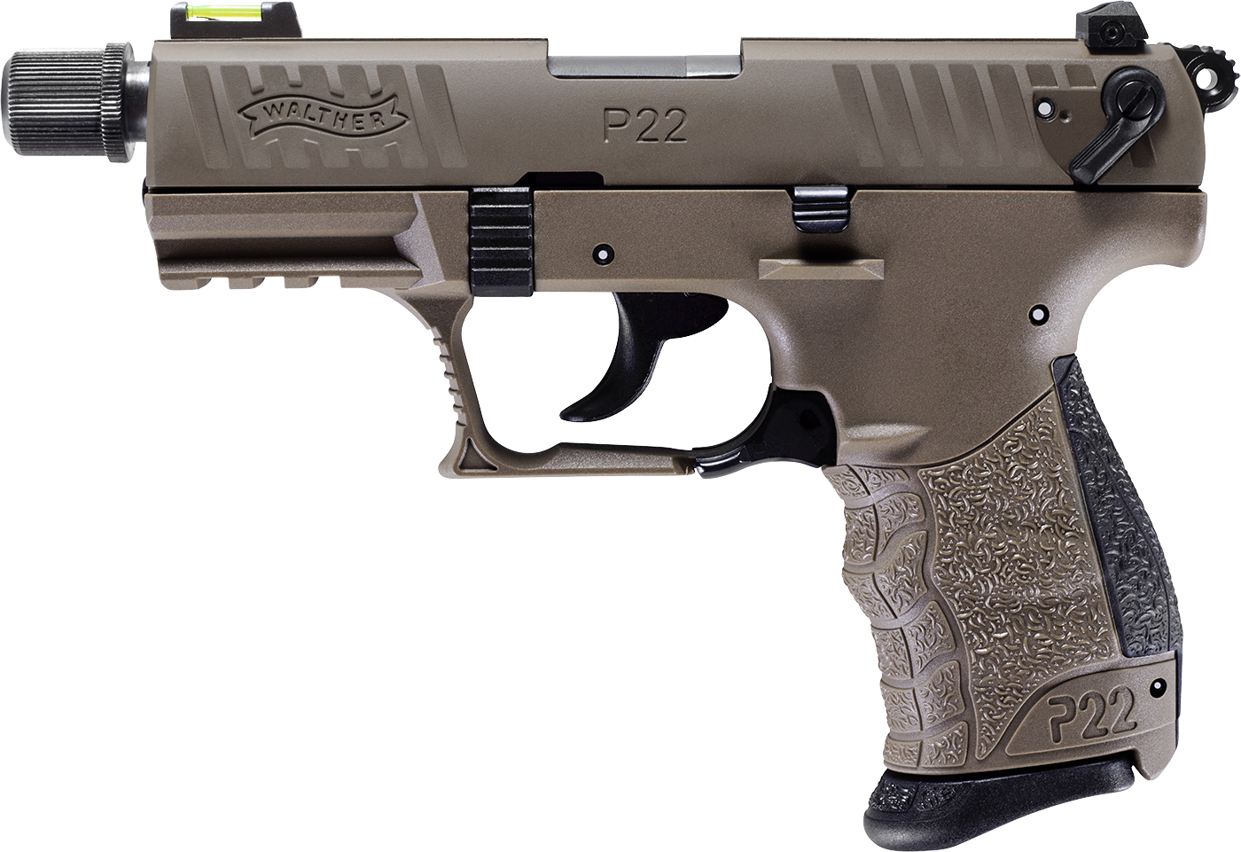 Walther P22 Q TACTICAL FDE