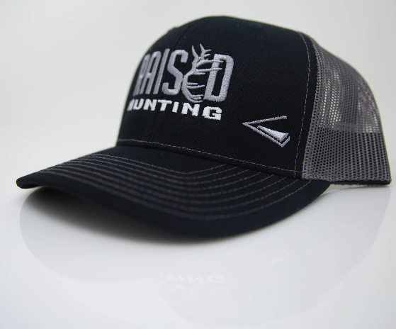 Raised Outdoors Black and Gray hats