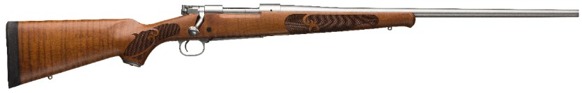 Winchester Model 70 Featherweight Stainless, Dark Maple
