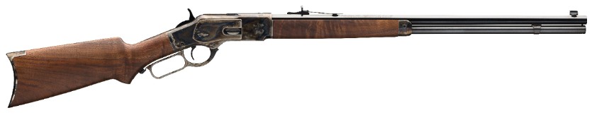 Winchester Model 1873 Sporter Octagon Pistol Grip Color Case Hardened