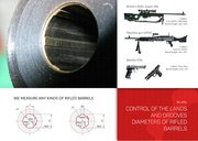 Automated geometry monitoring and analysis system for rifle barrels guns