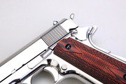 NxWerks 1911 Air Pistol - Chrome (with real wood grips)