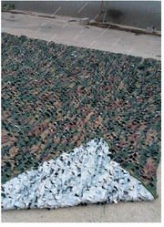 Multispectral camouflage net systems with thermal and radar shielding