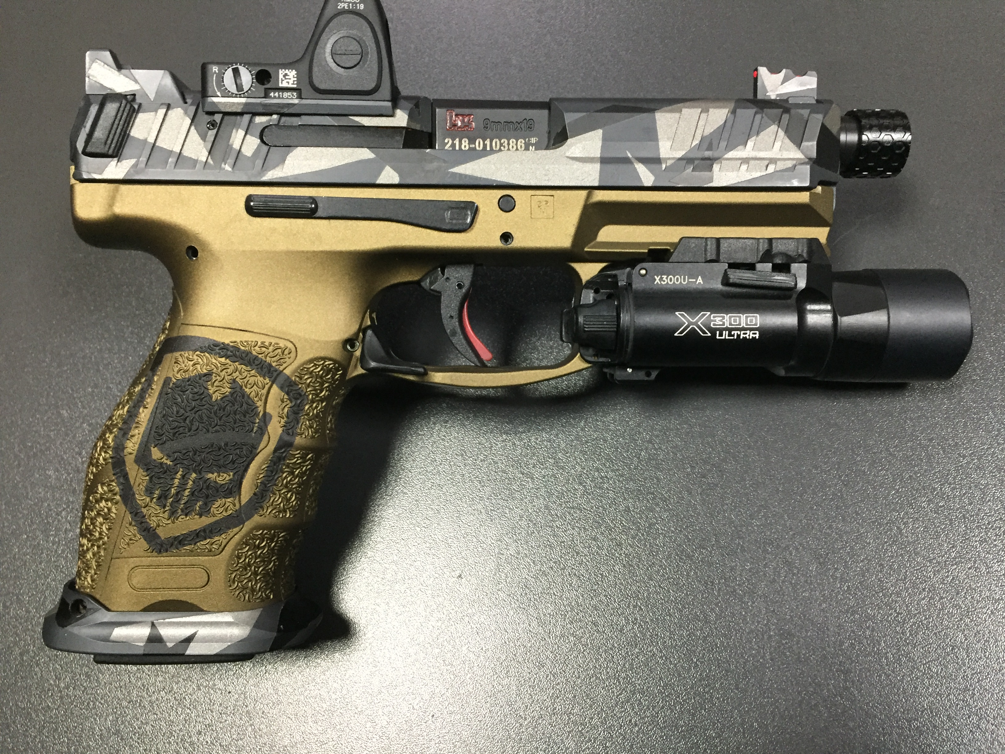 Application of Cerakote ceramics 