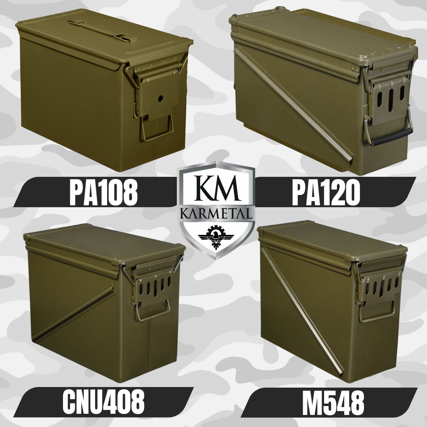 PA108 - PA120 - M548 - CNU405 AMMUNITION CANS