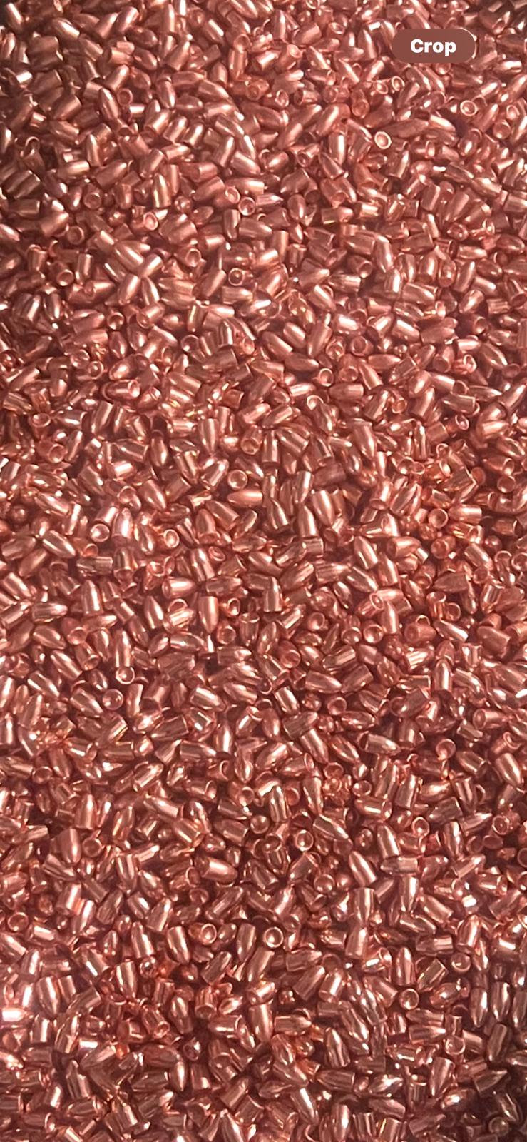 Copper-Plated Projectile 9mm (5.56, 7.62 Available)