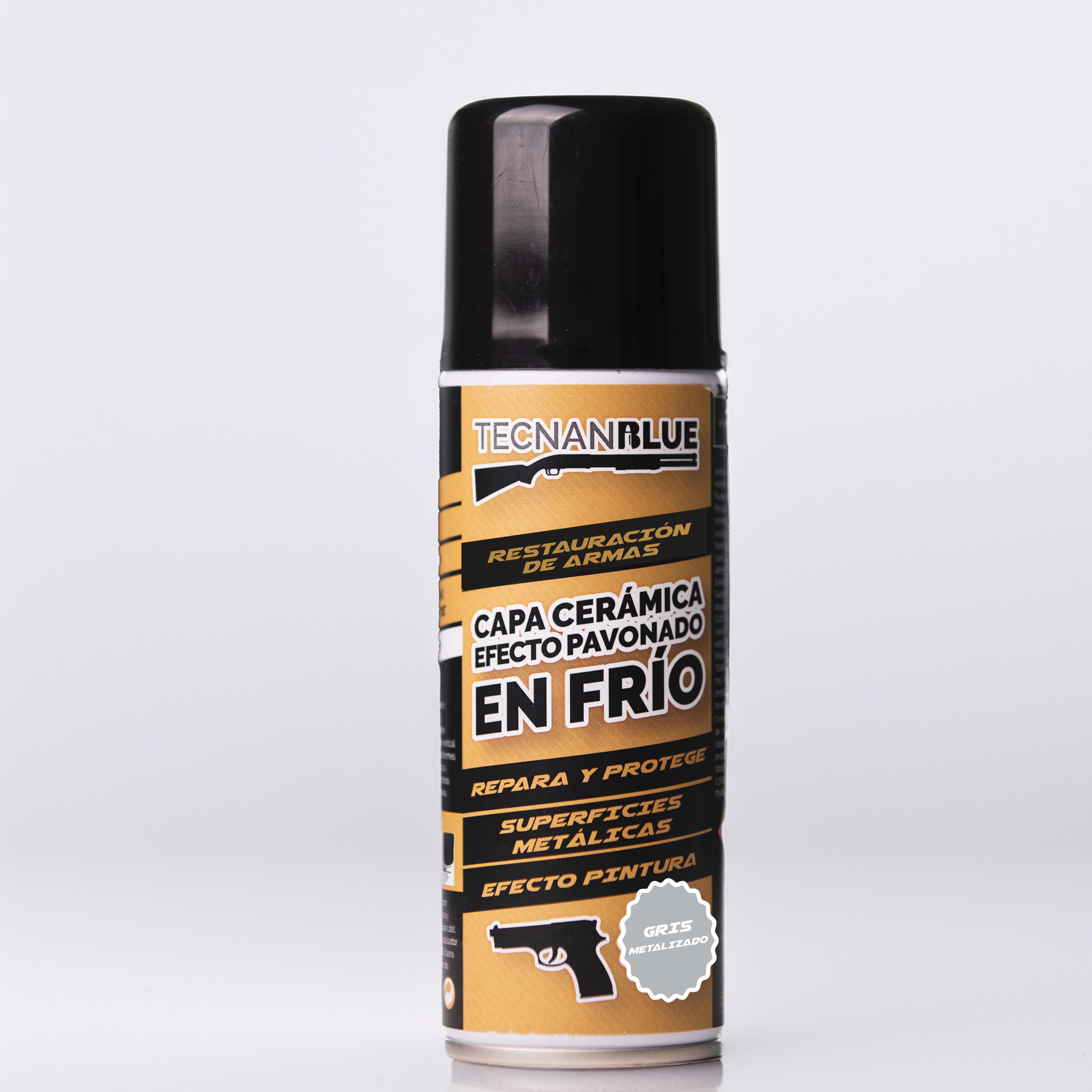 TECNAN BLUE - Metallic Grey - 200ml Aerosol Sprayer