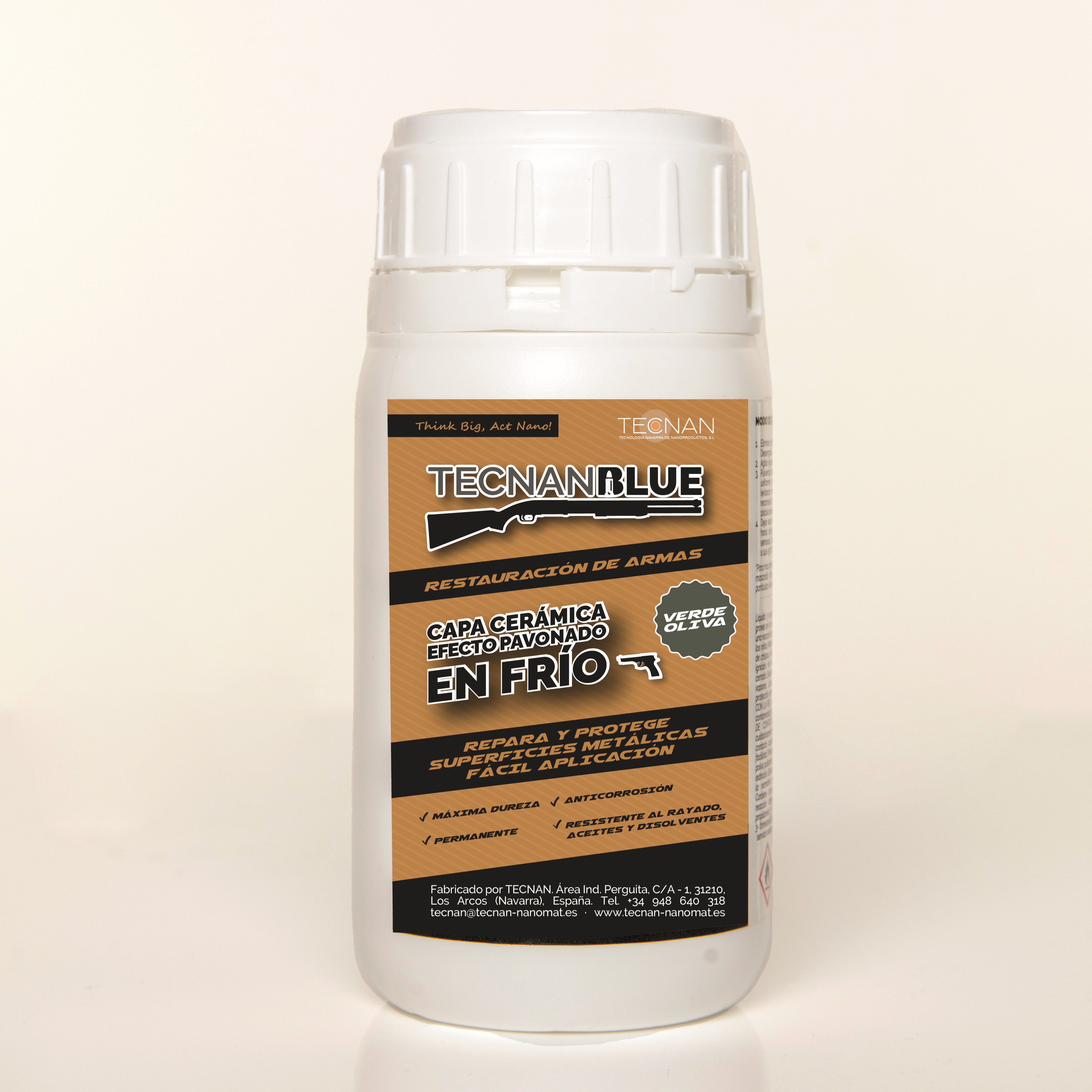 TECNAN BLUE - Olive Green - 200ml Aerosol Sprayer / 250ml, 1L & 5L Cans