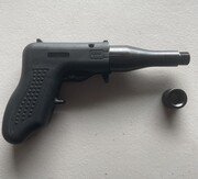 Single shot 9mm pistol