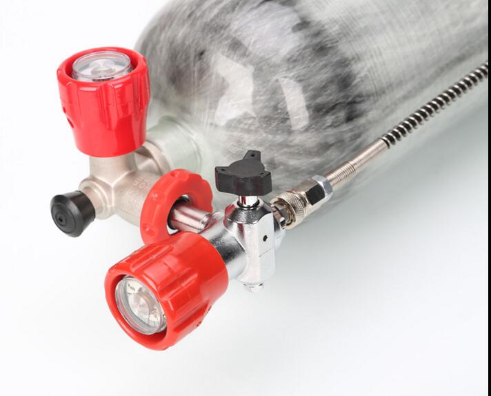 300bar Carbon fiber air cylinder/tank/flasks 0.35L/0.48L/0.50L/0.58L/0.70L